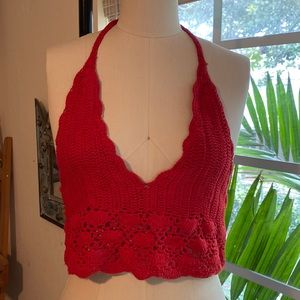 Zara Knit Halter Top : Spring/Summer Size M